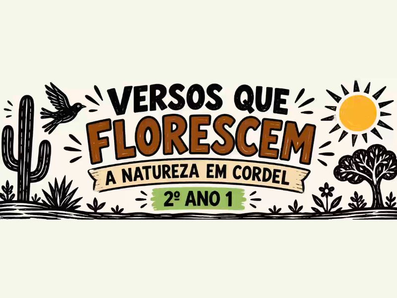 VERSOS QUE FLORESCEM: A NATUREZA EM CORDEL!